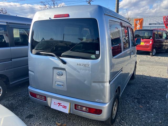 ハイゼットカーゴ DX 4WD 5速マニュアル ワンオーナー 両側スライドドア キーレス エアコン パワーウィンドウ ライトレベライザー FM/AMラジオ 新品クラッチ交換 タイミングチェーン(10枚目)