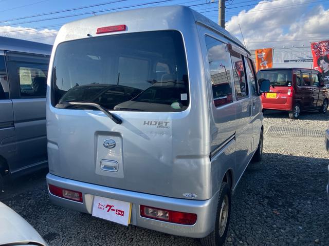 ハイゼットカーゴ DX 4WD 5速マニュアル ワンオーナー 両側スライドドア キーレス エアコン パワーウィンドウ ライトレベライザー FM/AMラジオ 新品クラッチ交換 タイミングチェーン(11枚目)