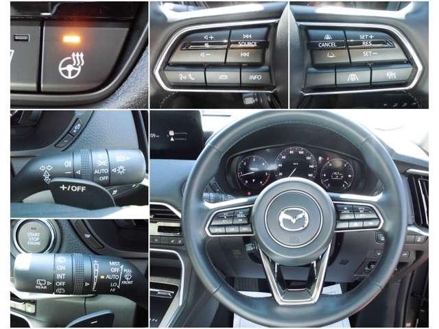 ＣＸ－６０ ３．３　ＸＤ　Ｌパッケージ　ディーゼルターボ　４ＷＤ　禁煙　１オーナー　白革　ナビ　スマホ連携　ＥＴＣ　純正ドラレコ　ワイヤレス充電　３６０°モニター　全席シートヒーター　ハンドルヒーター（6枚目）