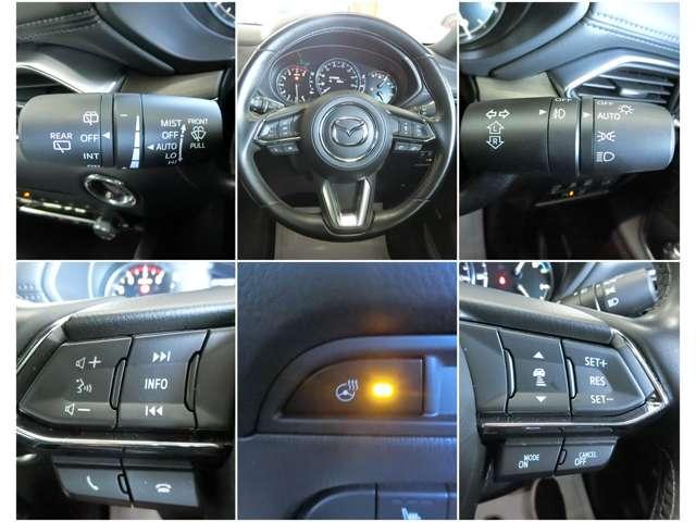 ステアリングには、便利なステアリングスイッチ装備♪ハンドルが冷たくて触りたくない。そんな時に活躍するステアリングヒーターも搭載です☆