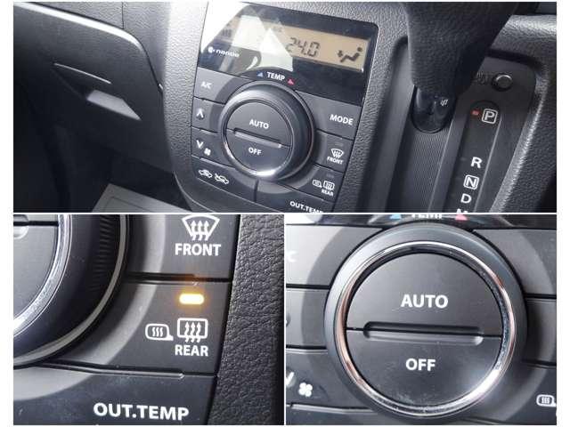 便利なフルオートエアコン！４ＷＤ専用装備のドアミラーヒーターも搭載（＾＾♪