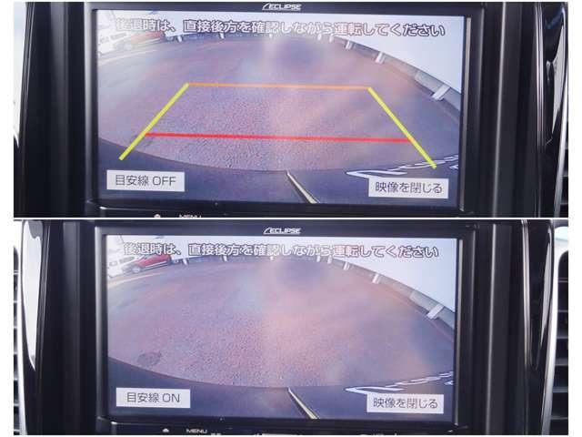 バックカメラ搭載で駐車をサポートします♪