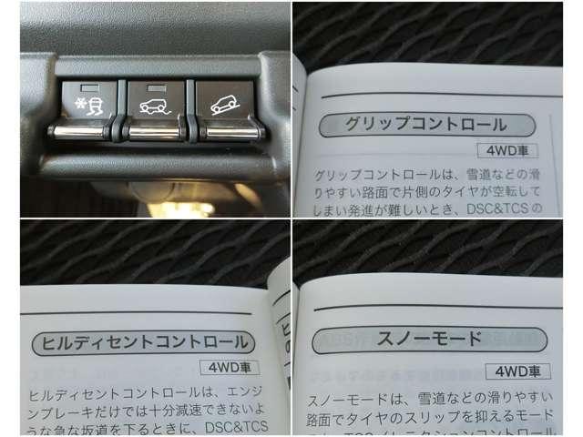 悪路のシーンに応じ３つの走行モードが備わり、本格ＳＵＶのような安心感のある走りを実現！！