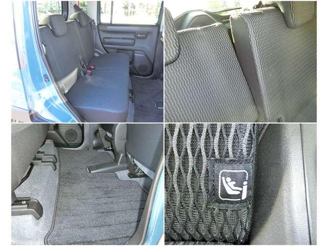 後部座席には誰でも簡単に装着していただけるＩＳＯＦＩＸ方式対応のチャイルドシート固定機構搭載！シートスライドやリクライニングも可能（＾＾♪