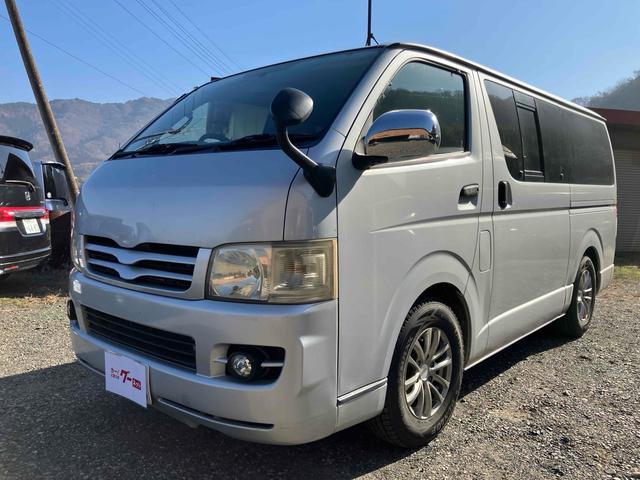 ハイエースバン ロングスーパーGL 4WD ETC 両側スライドドア キーレスエントリー 電動格納ミラー AT アルミホイール エアコン パワーウィンドウ タイベル交換済み ウオーターポンプ交換済み(13枚目)