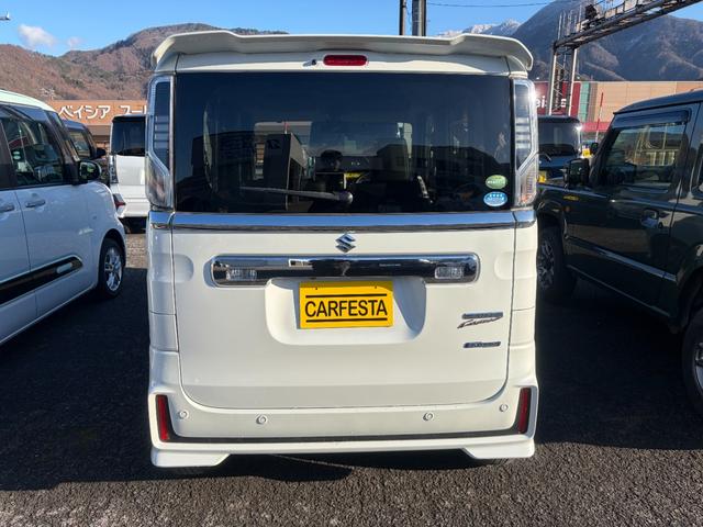 スペーシアカスタム ハイブリッドXSターボ 4WD 衝突被害軽減ブレーキ 両側電動スライドドア ナビ CD DVD Bluetooth 全方位カメラ クルーズコントロール パドルシフト ETC ヘッドアップディスプレイ シートヒーター(5枚目)