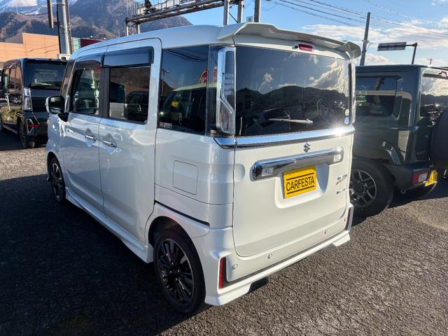 スペーシアカスタム ハイブリッドXSターボ 4WD 衝突被害軽減ブレーキ 両側電動スライドドア ナビ CD DVD Bluetooth 全方位カメラ クルーズコントロール パドルシフト ETC ヘッドアップディスプレイ シートヒーター(6枚目)