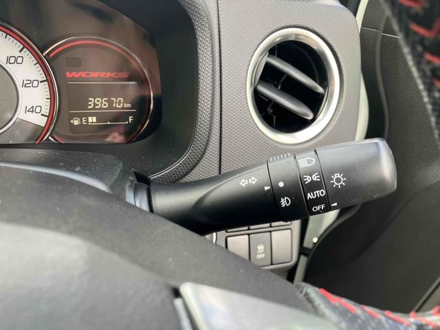 アルトワークス ベースグレード 4WD ドライブレコーダー ETC ナビ TV オートライト スマートキー 電動格納ミラー MT ESC USB アルミホイール エアコン パワーステアリング パワーウィンドウ(41枚目)