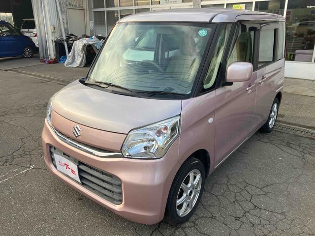 スペーシア Ｇ　４ＷＤ　ＥＴＣ　バックカメラ　両側スライドドア　ナビ　ＴＶ　スマートキー　アイドリングストップ　電動格納ミラー　シートヒーター　ベンチシート　ＣＶＴ　盗難防止システム　ＡＢＳ　アルミホイール（12枚目）