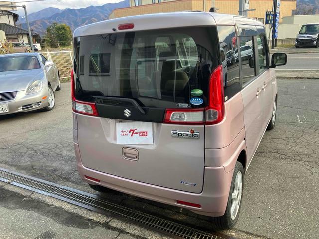 スペーシア Ｇ　４ＷＤ　ＥＴＣ　バックカメラ　両側スライドドア　ナビ　ＴＶ　スマートキー　アイドリングストップ　電動格納ミラー　シートヒーター　ベンチシート　ＣＶＴ　盗難防止システム　ＡＢＳ　アルミホイール（16枚目）