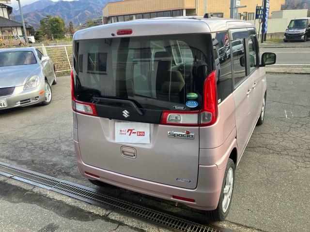 スペーシア Ｇ　４ＷＤ　ＥＴＣ　バックカメラ　両側スライドドア　ナビ　ＴＶ　スマートキー　アイドリングストップ　電動格納ミラー　シートヒーター　ベンチシート　ＣＶＴ　盗難防止システム　ＡＢＳ　アルミホイール（23枚目）