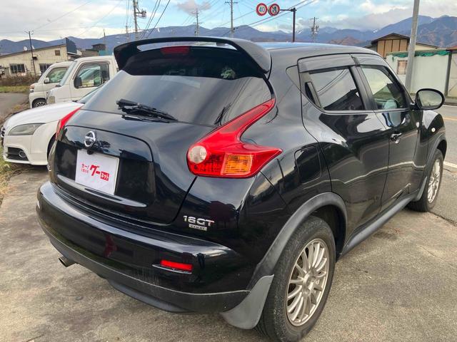 ジューク １６ＧＴ　ＦＯＵＲ　タイプＶ　４ＷＤ　ＥＴＣ　バックカメラ　ナビ　ＴＶ　オートライト　アルミホイール　スマートキー　電動格納ミラー　ＣＶＴ　盗難防止システム　衝突安全ボディ　ＡＢＳ　ＥＳＣ　エアコン　パワーステアリング（26枚目）