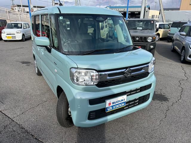 スペーシア ＨＹＢＲＩＤ　Ｇ　２ＷＤ　スライドドア　オートライト　スライドドア　プッシュスタート　シートヒーター　オートエアコン　衝突被害軽減システム　盗難防止システム　衝突安全ボディ　盗難防止システム（17枚目）