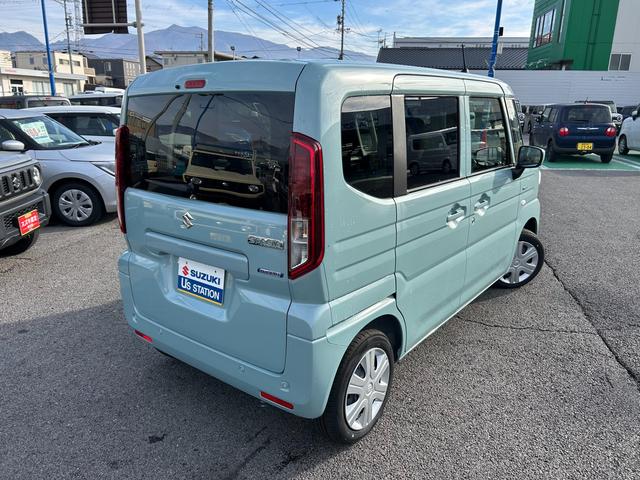 スペーシア ＨＹＢＲＩＤ　Ｇ　２ＷＤ　スライドドア　オートライト　スライドドア　プッシュスタート　シートヒーター　オートエアコン　衝突被害軽減システム　盗難防止システム　衝突安全ボディ　盗難防止システム（18枚目）