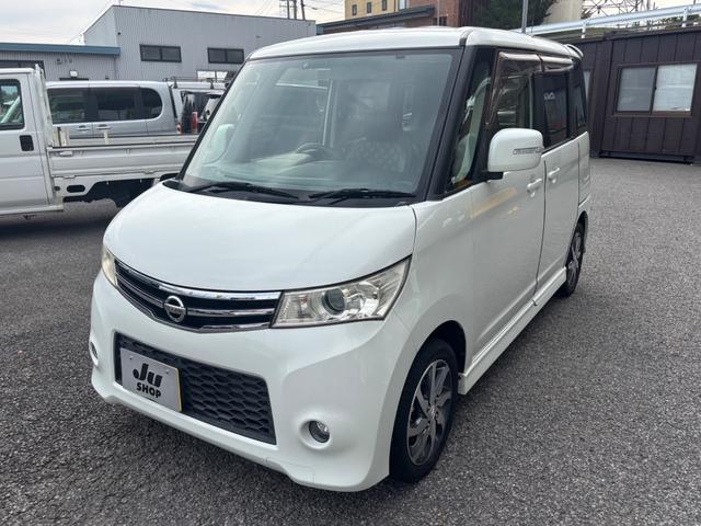 ルークス ハイウェイスター 記録簿 SDナビ TV Bluetooth付き フルフラットシート フル装備 Wエアバック スマートキー パワースライドドア片側 電動格納ミラー ETC HIDライトヘッド オートライト(5枚目)