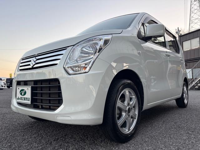 ワゴンR FX 禁煙車 記録簿 4WD フル装備 Wエアバック キーレス ABS シートヒーター フルフラットシート アイドリングストップ 電動格納ミラー 14インチアルミホイール(2枚目)