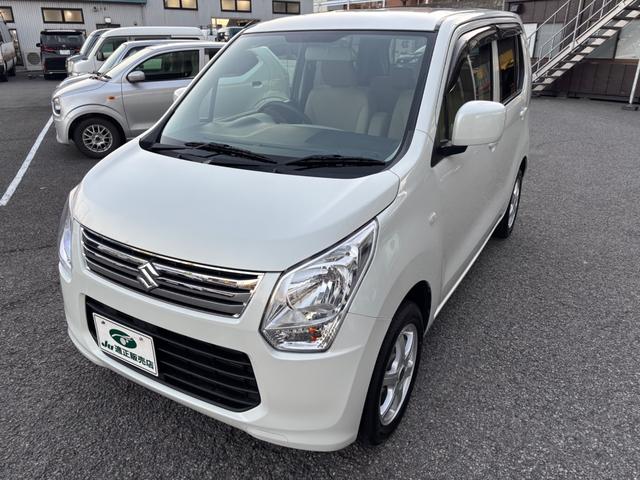 ワゴンR FX 禁煙車 記録簿 4WD フル装備 Wエアバック キーレス ABS シートヒーター フルフラットシート アイドリングストップ 電動格納ミラー 14インチアルミホイール(5枚目)