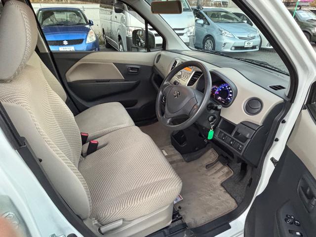 ワゴンR FX 禁煙車 記録簿 4WD フル装備 Wエアバック キーレス ABS シートヒーター フルフラットシート アイドリングストップ 電動格納ミラー 14インチアルミホイール(8枚目)