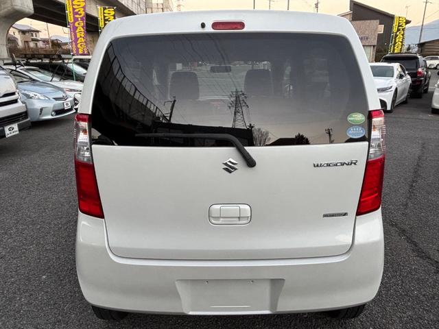 ワゴンR FX 禁煙車 記録簿 4WD フル装備 Wエアバック キーレス ABS シートヒーター フルフラットシート アイドリングストップ 電動格納ミラー 14インチアルミホイール(15枚目)