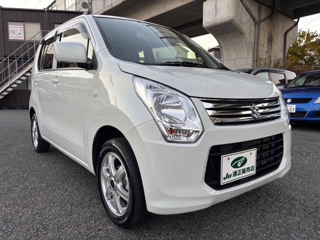 ワゴンR FX 禁煙車 記録簿 4WD フル装備 Wエアバック キーレス ABS シートヒーター フルフラットシート アイドリングストップ 電動格納ミラー 14インチアルミホイール(24枚目)