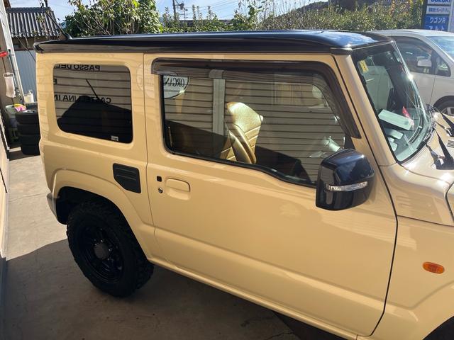 ジムニー XC 中古純正アルミスタッドレスセット付 エンジンスターター 社外アルミホイール オフロードタイヤ オプショングリル 革調社外シートカバー 8インチナビ バックカメラ アクティブクルコン シートヒーター(7枚目)