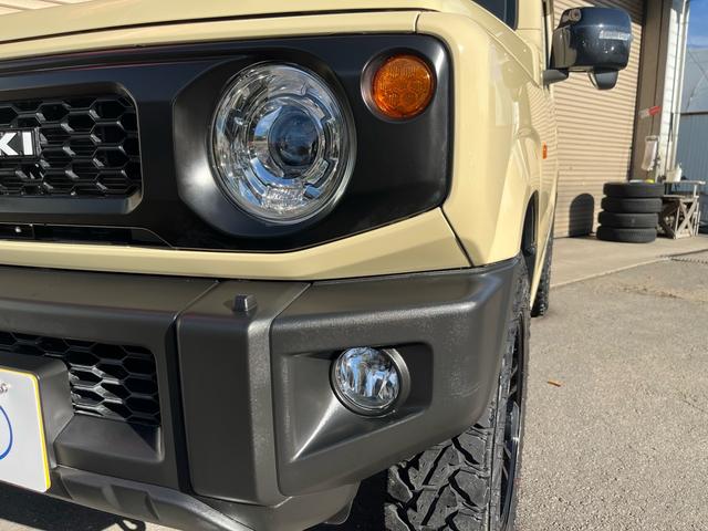 ジムニー XC 中古純正アルミスタッドレスセット付 エンジンスターター 社外アルミホイール オフロードタイヤ オプショングリル 革調社外シートカバー 8インチナビ バックカメラ アクティブクルコン シートヒーター(27枚目)
