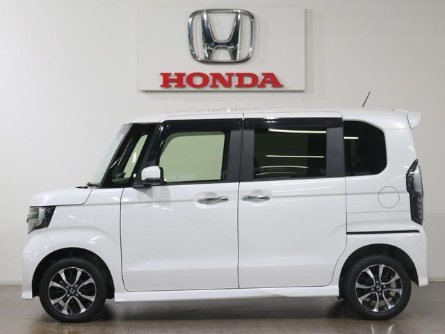 N-BOXカスタム G・Lホンダセンシング ギャザズメモリーナビ リアカメラ ETC シートヒーター LEDヘッドライト アルミホイール(4枚目)