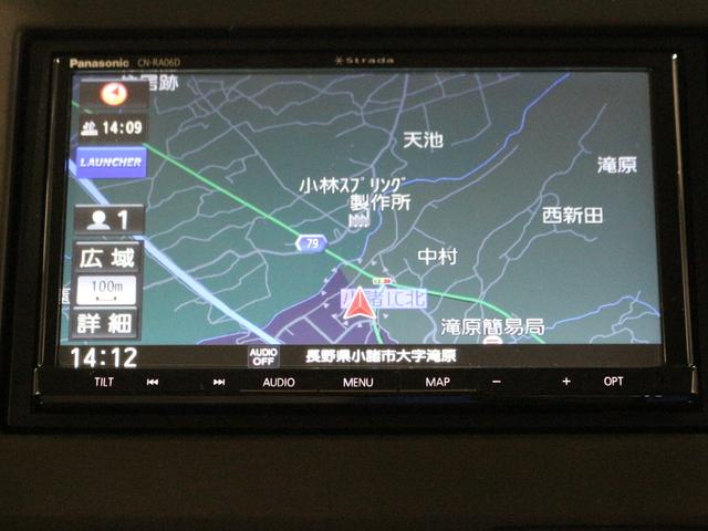 パナソニックメモリーナビ　ＲＡ０６Ｄ装備。フルセグＴＶ付きです。Ｂｌｕｅｔｏｏｔｈ、ＵＳＢ対応です。ＤＶＤも再生できます。