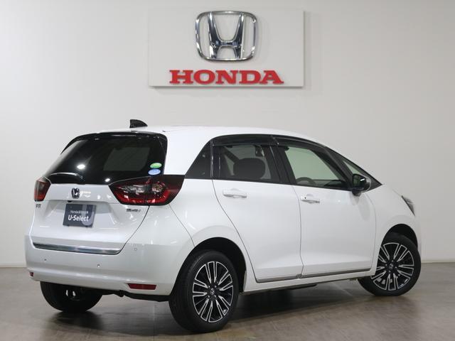 フィット e:HEVリュクス ギャザズメモリーナビ フルセグ DVD リアカメラ ETC ドラレコ シートヒーター LEDヘッドライト アルミホイール(5枚目)