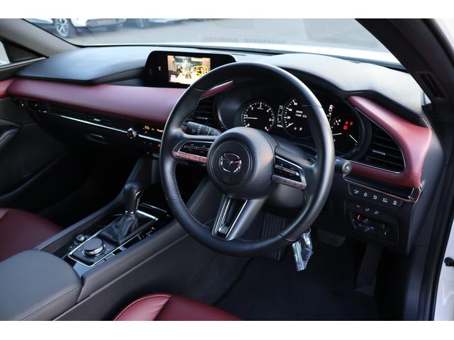 MAZDA3ファストバック XDバーガンディ セレクション 4WD ワンオーナー 純正ナビ フルセグTV 360°ビューモニター レッドレザーシート シートヒーター ステアヒーター ETC LEDヘッドライト スマートキー クリーンディーゼル(35枚目)