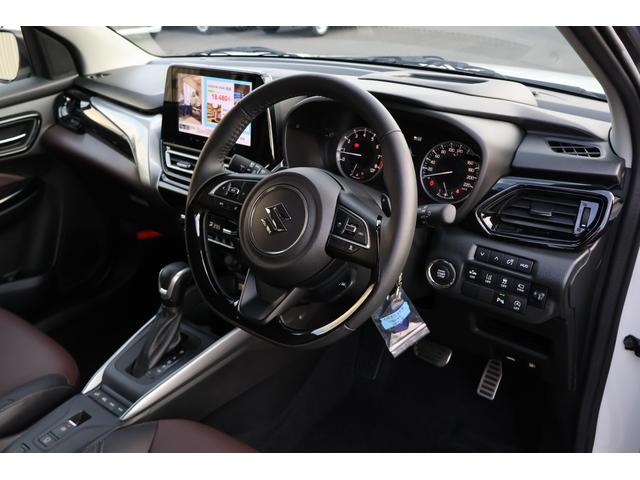 フロンクス ベースグレード 4WD 純正9インチナビ 全方位カメラ フルセグTV スズキセーフティサポート クルーズコントロール ハーフレザー シートヒーター LEDヘッドライト 純正AW(31枚目)