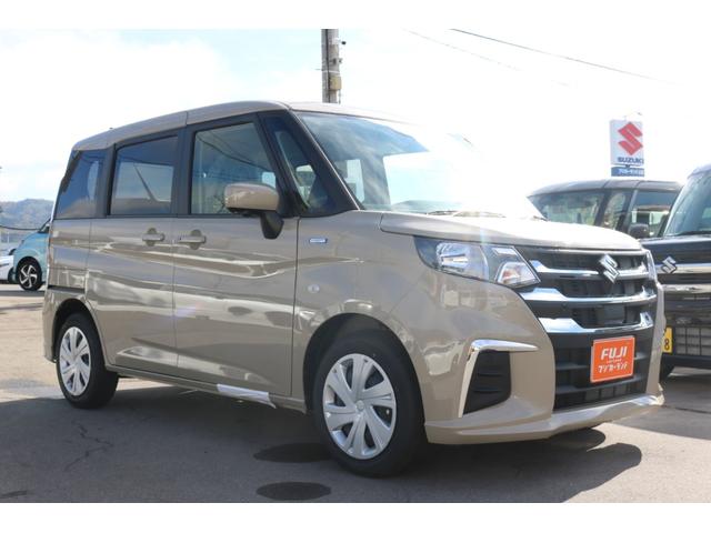 ソリオ ハイブリッドＭＧ　登録済未使用車　４ＷＤ　純正ナビ　全方位モニター　クルーズコントロール　スズキセーフティーサポート　フルセグＴＶ　両側スライド・片側電動　クルーズコントロール　オートライト　スマートキー（14枚目）