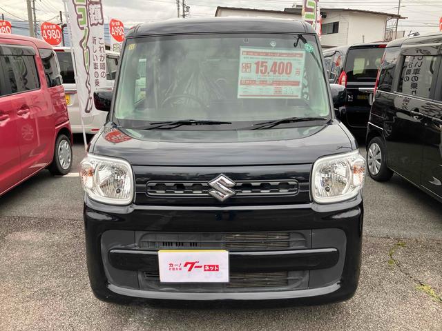 スペーシア ハイブリッドＧ　ＥＴＣ　両側スライドドア　ナビ　ＴＶ　スマートキー　アイドリングストップ　電動格納ミラー　ベンチシート　ＣＶＴ　盗難防止システム　ＡＢＳ　ＥＳＣ　ＣＤ　Ｂｌｕｅｔｏｏｔｈ　衝突安全ボディ　エアコン（2枚目）