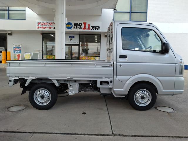 キャリイトラック KCエアコン・パワステ農繁仕様 4WD 5MT デフロック エアコン パワステ パワーウィンドウ 作業灯 コーナーセンサー 副変速機付 農繁(4枚目)