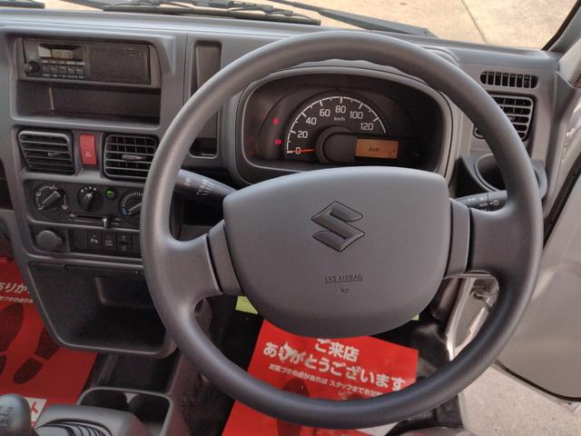 キャリイトラック KCエアコン・パワステ農繁仕様 4WD 5MT デフロック エアコン パワステ パワーウィンドウ 作業灯 コーナーセンサー 副変速機付 農繁(19枚目)