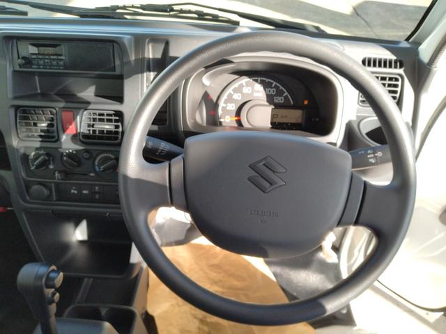 キャリイトラック ＫＣ　届出済未使用車　４ＷＤ　ＡＴ　コーナーセンサー　エアコン　パワステ　パワーウィンドウ　キーレス　オートライト　横滑り防止　車検令和９年１０月（18枚目）