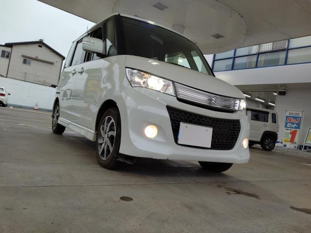 パレットＳＷ ＴＳ　ユーザー買取車　４ＷＤ　ターボ　両側パワースライドドア　ナビ　ＴＶ　バックカメラ　車検整備付　シートヒーター　フォグランプ　走行距離４６７１０ｋｍ　スマートキー　スペアキー（50枚目）