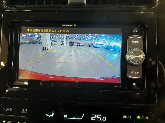 プリウス Sツーリングセレクション 4WD 寒冷地仕様 社外エアロ リモコンエンジンスターター 黒革シート シートヒーター ナビ フルセグTV バックカメラ ドライブレコーダー 前ガラス熱線 LEDヘッドライト LEDフォグ(3枚目)