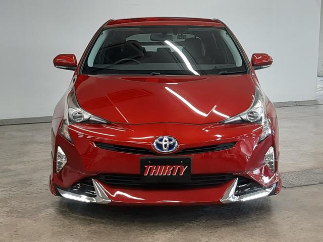 プリウス Sツーリングセレクション 4WD 寒冷地仕様 社外エアロ リモコンエンジンスターター 黒革シート シートヒーター ナビ フルセグTV バックカメラ ドライブレコーダー 前ガラス熱線 LEDヘッドライト LEDフォグ(15枚目)