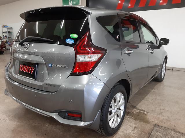 ノート e-パワー メダリスト FOUR 4WD 1オーナー リモコンエンジンスターター 全周囲カメラ ドライブレコーダー 純正ナビ フルセグTV オートライト LEDヘッドライト インテリジェントルームミラー 半革シート(21枚目)