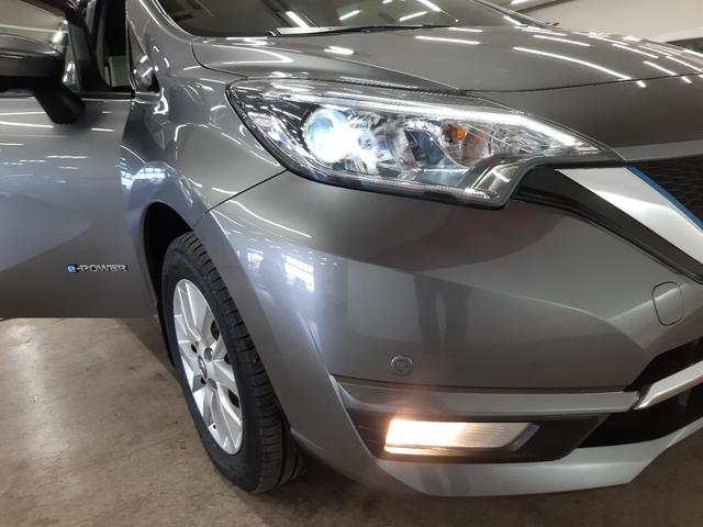 ノート e-パワー メダリスト FOUR 4WD 1オーナー リモコンエンジンスターター 全周囲カメラ ドライブレコーダー 純正ナビ フルセグTV オートライト LEDヘッドライト インテリジェントルームミラー 半革シート(26枚目)