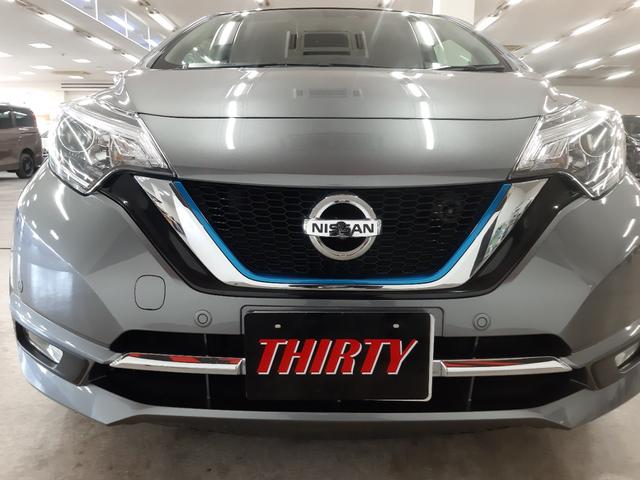 ノート e-パワー メダリスト FOUR 4WD 1オーナー リモコンエンジンスターター 全周囲カメラ ドライブレコーダー 純正ナビ フルセグTV オートライト LEDヘッドライト インテリジェントルームミラー 半革シート(30枚目)