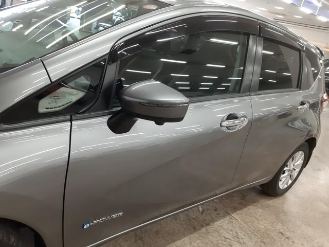 ノート e-パワー メダリスト FOUR 4WD 1オーナー リモコンエンジンスターター 全周囲カメラ ドライブレコーダー 純正ナビ フルセグTV オートライト LEDヘッドライト インテリジェントルームミラー 半革シート(34枚目)