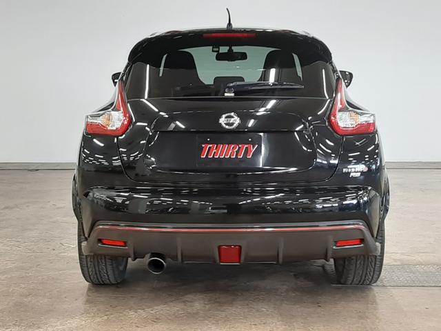 ジューク ニスモ　ＲＳ　４ＷＤ　後期　純正ナビ　フルセグＴＶ　アラウンドビューモニター　ドライブレコーダー　レカロハーフレザーシート　オートライト　ＨＩＤ　パドルシフト　Ｄ－ＭＯＤＥ　Ｂｌｕｅｔｏｏｔｈ　ＥＴＣ　ターボ（18枚目）