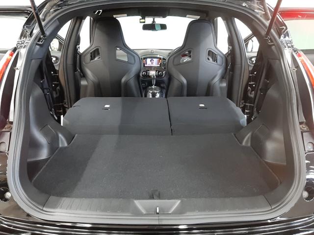 ジューク ニスモ　ＲＳ　４ＷＤ　後期　純正ナビ　フルセグＴＶ　アラウンドビューモニター　ドライブレコーダー　レカロハーフレザーシート　オートライト　ＨＩＤ　パドルシフト　Ｄ－ＭＯＤＥ　Ｂｌｕｅｔｏｏｔｈ　ＥＴＣ　ターボ（22枚目）
