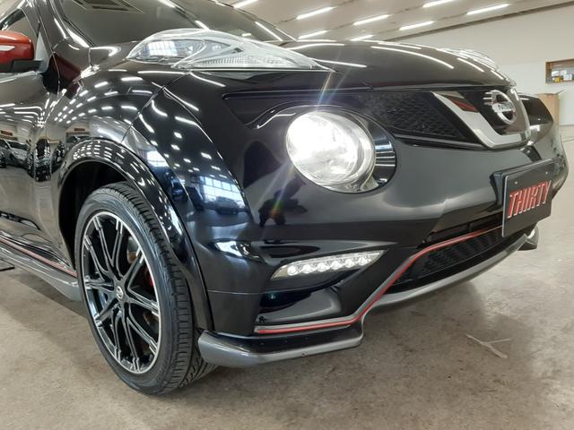 ジューク ニスモ　ＲＳ　４ＷＤ　後期　純正ナビ　フルセグＴＶ　アラウンドビューモニター　ドライブレコーダー　レカロハーフレザーシート　オートライト　ＨＩＤ　パドルシフト　Ｄ－ＭＯＤＥ　Ｂｌｕｅｔｏｏｔｈ　ＥＴＣ　ターボ（47枚目）