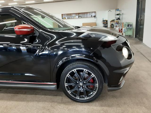 ジューク ニスモ　ＲＳ　４ＷＤ　後期　純正ナビ　フルセグＴＶ　アラウンドビューモニター　ドライブレコーダー　レカロハーフレザーシート　オートライト　ＨＩＤ　パドルシフト　Ｄ－ＭＯＤＥ　Ｂｌｕｅｔｏｏｔｈ　ＥＴＣ　ターボ（48枚目）