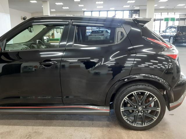 ジューク ニスモ　ＲＳ　４ＷＤ　後期　純正ナビ　フルセグＴＶ　アラウンドビューモニター　ドライブレコーダー　レカロハーフレザーシート　オートライト　ＨＩＤ　パドルシフト　Ｄ－ＭＯＤＥ　Ｂｌｕｅｔｏｏｔｈ　ＥＴＣ　ターボ（53枚目）