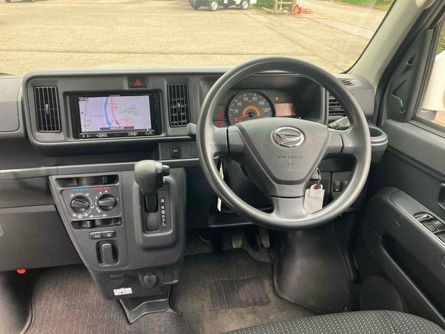 ハイゼットカーゴ クルーズＳＡＩＩＩ　軽バン　ＡＴ　衝突被害軽減システム　クリアランスソナー　ドライブレコーダー　ＥＴＣ　ナビ　バックカメラ　両側スライドドア　キーレスエントリー　アイドリングストップ　電動格納ミラー　ＥＳＣ　エアコン（2枚目）