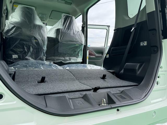 スペーシアカスタム ハイブリッドXSターボ 4WD ターボ セーフティサポート 両側パワースライドドア クルーズコントロール スマートキー シートヒーター ステアリングヒーター 修復歴無し 走行距離5km(50枚目)